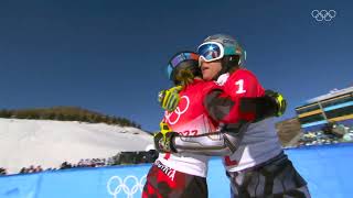 Snowboard Beijing 2022  Destaques da final da PGS [upl. by Philbin649]