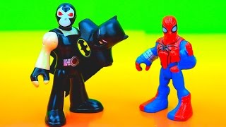 Spiderman gets tricked by Bane pretending to be Batman Green Goblin [upl. by Aivatra]