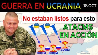 18 Oct ¡SORPRESA Los ucranianos LANZAN MISILES ATACMS SOBRE BASES RUSAS  Guerra en Ucrania [upl. by Root]