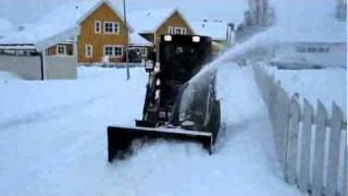 Terex PT30 snow blower Erskine 1600 Klöfta Norway [upl. by Napra]