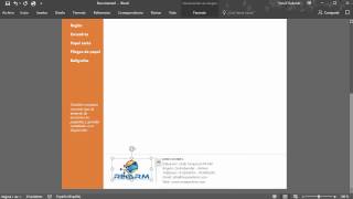Cómo hacer un membrete elegante en Word [upl. by Timoteo873]