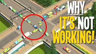 Why Your City Isnt Traffic Free amp How to Fix It Cities Skylines [upl. by Ztnaj]