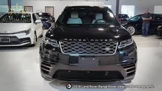 2018 Land Rover Range Rover Velar P380 SE R Dynamic 2641 [upl. by Boeke756]