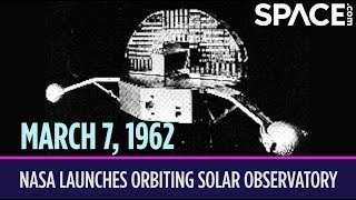 OTD in Space – March 7 NASA Launches Orbiting Solar Observatory [upl. by Akenot]