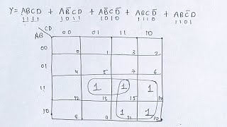 Minimize Boolean Equation Using k map  Part 2 [upl. by Nohsauq]