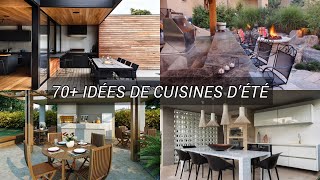 70 idées pour votre cuisine dété  cuisine de jardin 2021 [upl. by Gael]