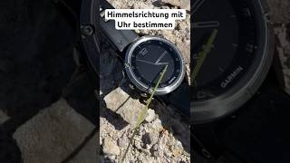 Himmelsrichtung mit Uhr bestimmen  Orientierung ohne Kompass [upl. by Brosy]