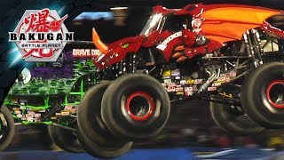 Bakugan Dragonoid Monster Jam Monster Truck Highlight Reel [upl. by Gorski794]