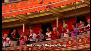 ODE TO JOYJOYFUL JOYFUL WE ADORE THEE at ROYAL ALBERT HALLLONDON [upl. by Osborne]