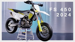 2024 FS 450 – Classleading Supermoto performance  Husqvarna Motorcycles [upl. by Claiborn]