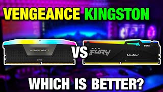 Corsair Vengeance VS Kingston Fury Beast  Memory Review and Comparison [upl. by Sale]