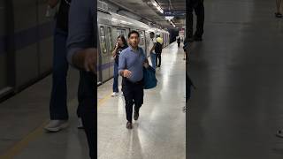 Funny prank in delhi metro funny viral prank metro shorts [upl. by Atinal474]