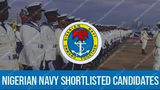 Nigerian Navy Batch 35 Shortlisted Candidates 20232024 SUCCESSFUL CANDIDATES [upl. by Burlie388]