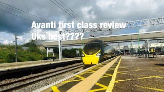 Avanti west coast first class review Englands best first class [upl. by Nnomae]