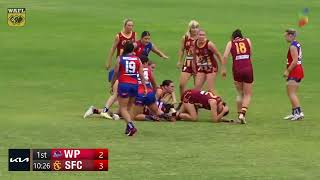 2024 WAFLW Round 3 West Perth v Subiaco [upl. by Averil595]