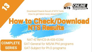 How to Check Download NTS ResultNAT GATgeneral Gatsubject [upl. by Shell485]