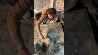 Amazing Cement Craft shorts diy skills seetechnology [upl. by Elyssa844]