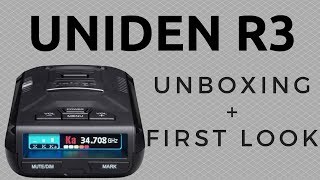 Uniden R3 Unboxing and First Look [upl. by Cecilla547]