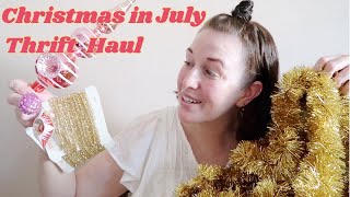 Christmas in July Thrift Haul [upl. by Gordan909]