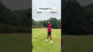 Footgolf ⚽️⛳️ vs myrotekk soccerlifestyle footballsoccer footballshorts football soccer [upl. by Nowell159]