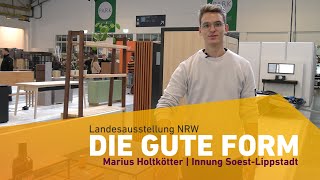 Gesellenstück von Marius Holtkötter – DIE GUTE FORM NRW [upl. by Ettedualc866]