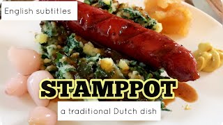 BOERENKOOL STAMPPOT  Dutch traditional food [upl. by Eniawd897]