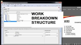 PPM P6  03 Creating a WBS Work Breakdown Structure [upl. by Elleira]