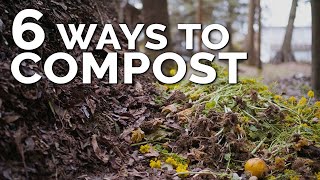 6 Different Ways To Compost No Matter Where You Live [upl. by Auoz]