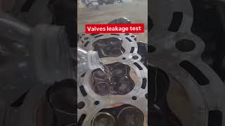 Valve leakage test head leakage check engine automobile enginehead shorts ytshorts viralvideo [upl. by Germain809]