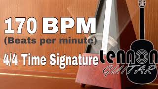 METRONOME 170 BPM 44 Time Signature [upl. by Yole]