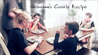 Making Grandmas Cookies [upl. by Adonis]