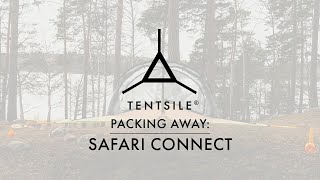 How to packing down the Tentsile Safari Connect 2Person Tree Tent [upl. by Ueihttam111]