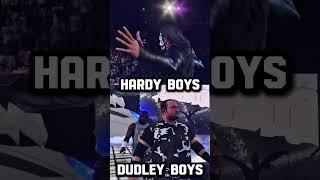 Hardy Boyz VS Dudley Boyz Who is Better wwe shorts wrestling [upl. by Ramma]