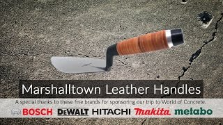 Marshalltown Leather Handle Trowels [upl. by Ransom]