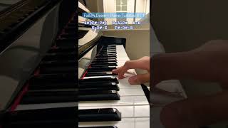 Fallen Down  Piano Tutorial PT1 [upl. by Aratas7]