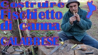 Come Costruire un fischietto di Canne  Musica Folk Calabrese  Vlog [upl. by Tamera]