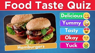 Ultimate Food Taste Quiz for Kids 🍔🍭 Yummy or Yuck 🤔 [upl. by Abba]