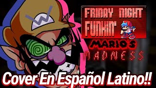 Apparition Lyrics  Friday Night Funkin Marios Madness Cover En Español [upl. by Ellehsram641]