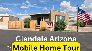 Inside Look Cheap Lot Rent Glendale Arizona Mobile Home Tour [upl. by Dewayne]