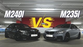 BMW M240i vs M235i Which is the better car [upl. by Leksehc732]