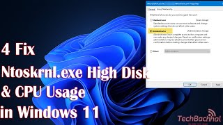 4 Fix Ntoskrnlexe High Disk amp CPU Usage Windows 11 amp 10 [upl. by Fregger]