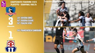 ColoColo 31 Universidad de Chile  Campeonato Femenino 2023  Semifinal Vuelta [upl. by Uhile189]