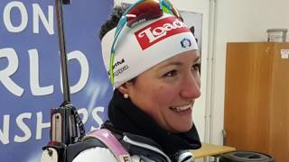 Biathlon Anterselva parlano Wierer Vittozzi e Runggaldier [upl. by Amil]