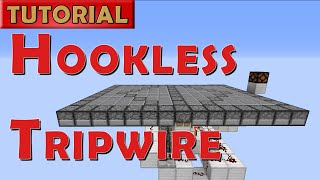 Minecraft Tutorial  Hookless Tripwire [upl. by Abrahamsen]