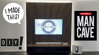 DIY  TV Wand aus Akustikpaneelen mit smarter LED Beleuchtung [upl. by Assyl585]