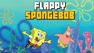 Flappy Spongebob  Flappy Bird clone gameplay 2014 [upl. by Sabanrab902]