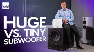 Huge vs Tiny Subwoofer  Why You Need A Subwoofer for Home Theater Music [upl. by Leena]