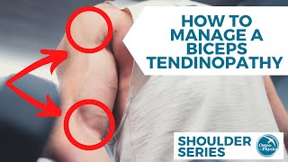 How to manage and help a biceps tendinopathy [upl. by Cale808]