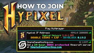 How To Join Hypixel Hypixel IP 2024 [upl. by Assina]