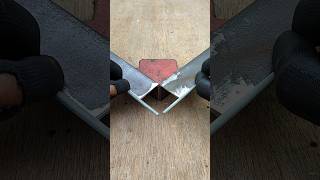 How to make a 90 degree joint on angle iron [upl. by Rip322]